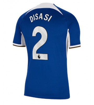 Maillot de foot Chelsea Axel Disasi #2 Domicile 2023-24 Manches Courte